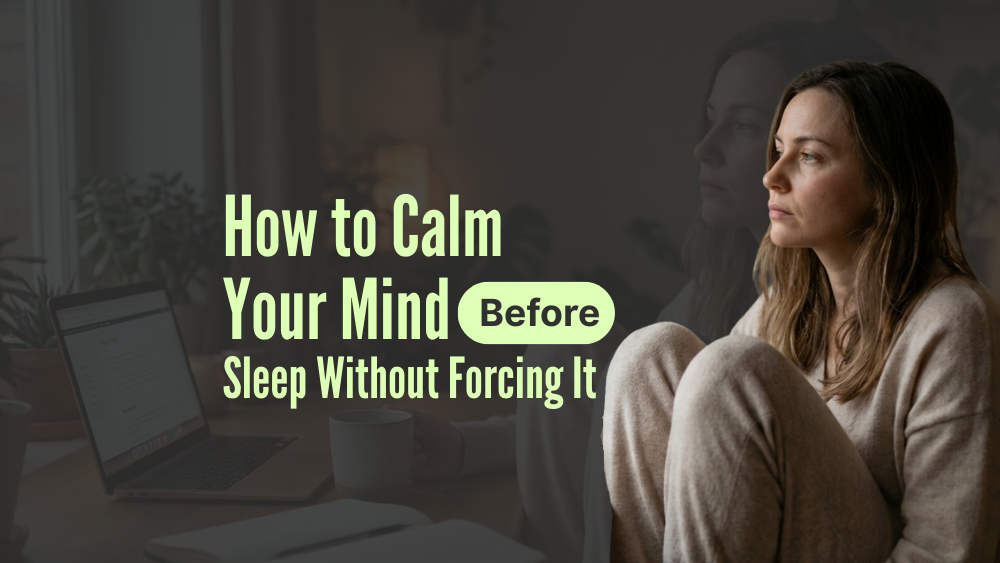How to Calm Your Mind Before Sleep Without Forcing It