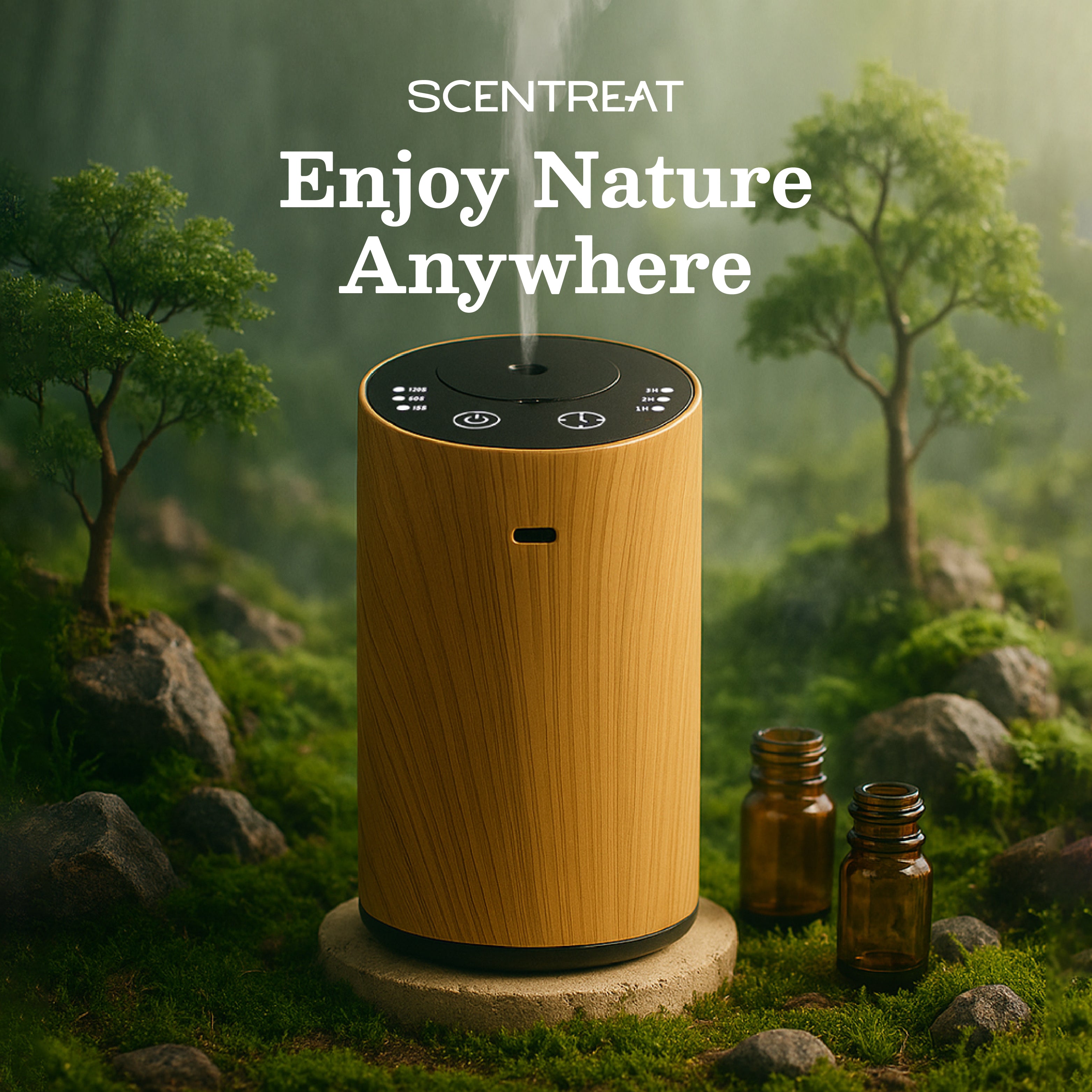 CalmRide Portable Aromatherapy Essential Oil Diffuser