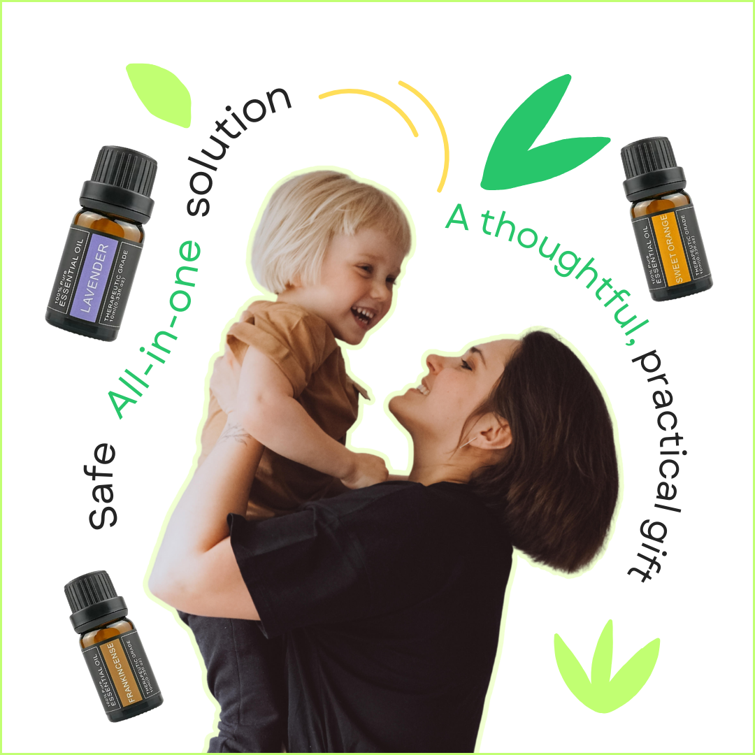 Ultimate Mom & Baby Wellness Oils – Pure Aromatherapy 14-Pack