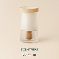2-in-1 Waterless Ceramic Essential Oil Diffuser & Night Light