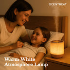 Minimalist Wood Essential Oil Diffuser – 200ml Ultrasonic