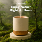 Minimalist Wood Essential Oil Diffuser – 200ml Ultrasonic