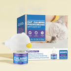 Cat calming pheromone diffuser kit with plug-in diffuser, 48 ml refill vial and box
