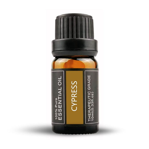 Cypress essential oil 100% pure bottle by Scentreat