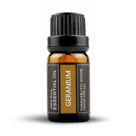 Geranium essential oil 100% pure bottle by Scentreat