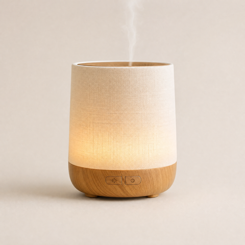 Linen & Wood Ultrasonic Diffuser