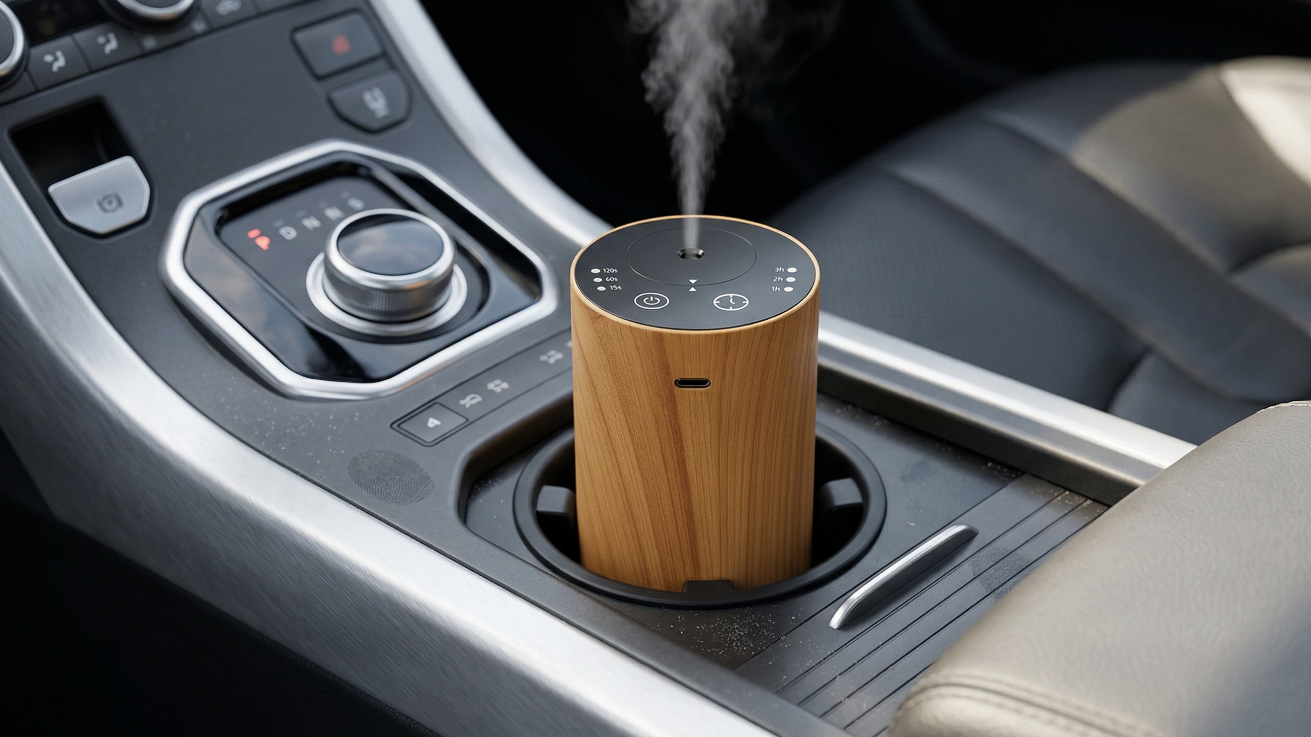 CalmRide portable aromatherapy diffuser by Scentreat for car and travel