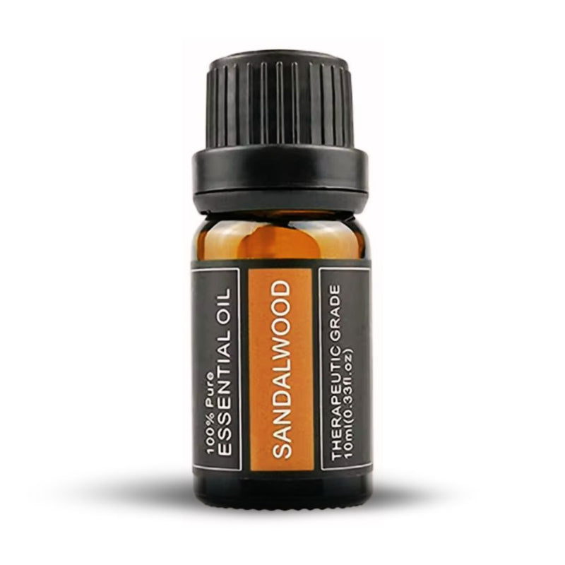 Sandalwood essential oil 100% pure bottle by Scentreat
