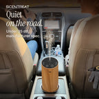 Quiet car aromatherapy diffuser under 35 dB