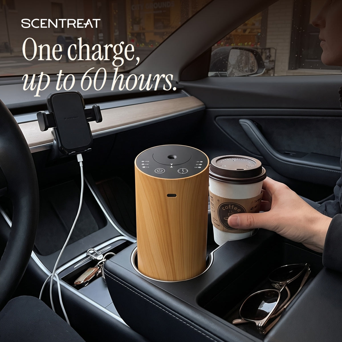 CalmRide Car Diffuser – battery