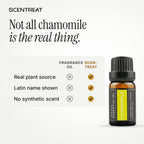 Pure chamomile essential oil vs synthetic fragrance oil