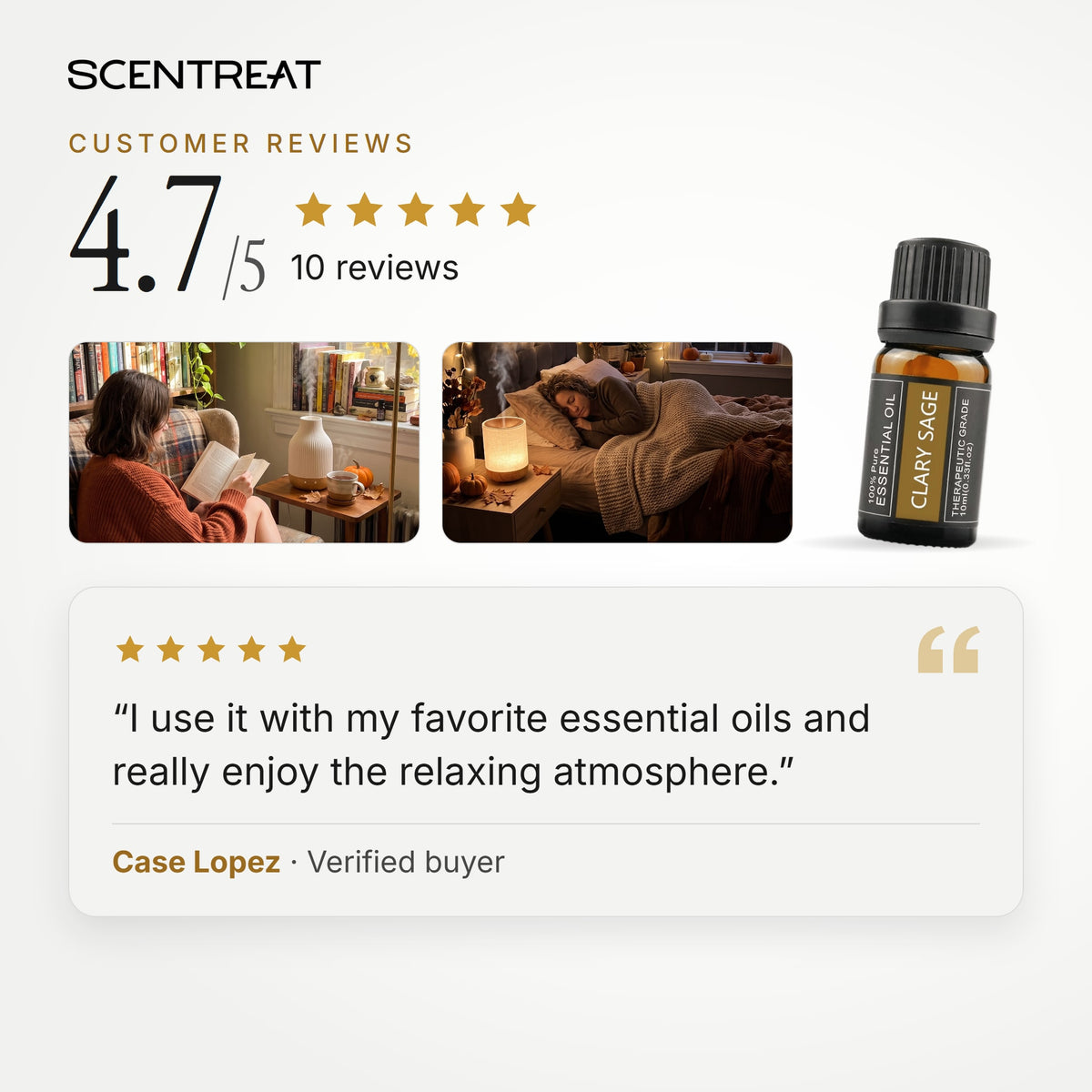 Clary Sage essential oil customer reviews