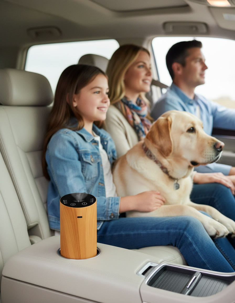 CalmRide in a home with kids and pets