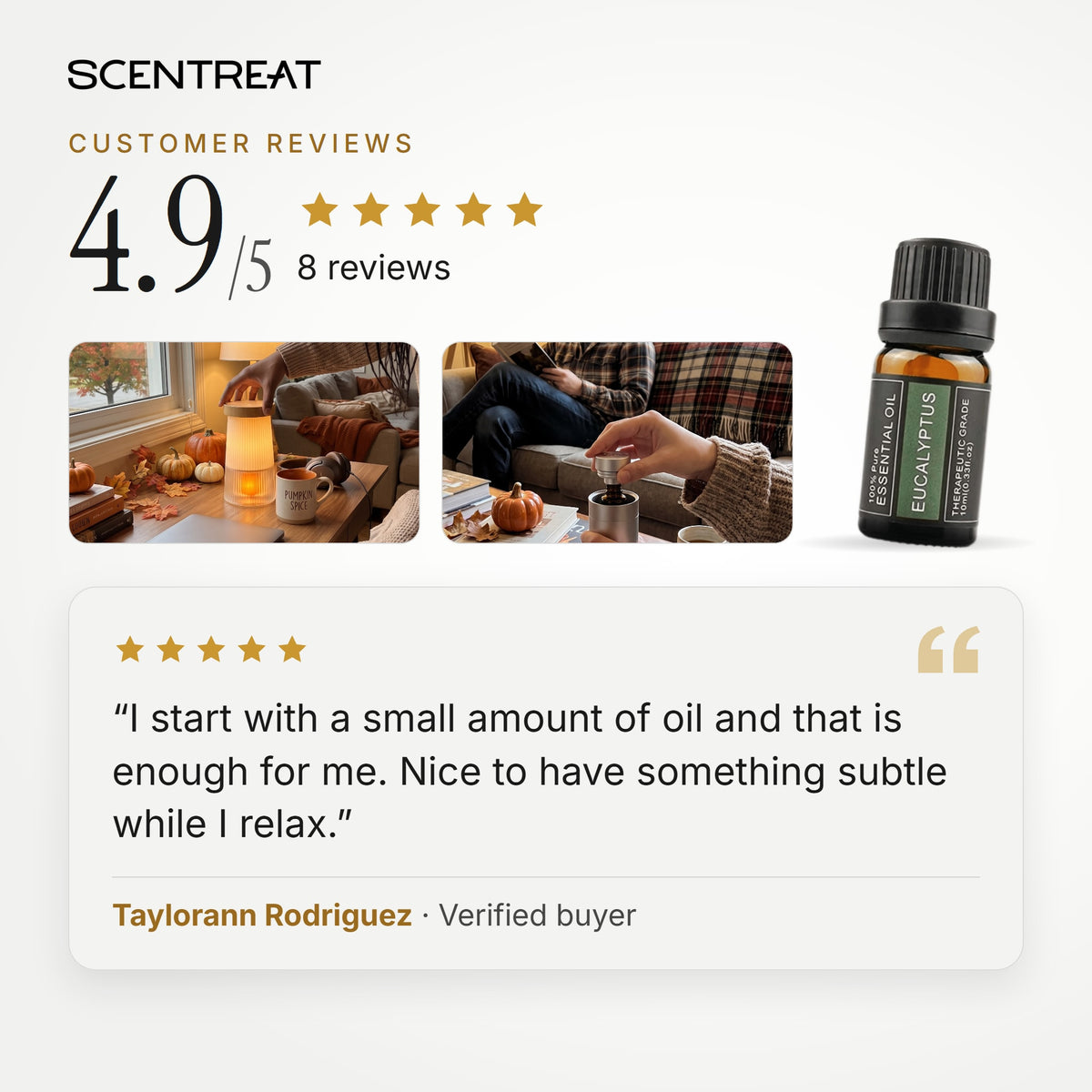 Eucalyptus essential oil customer reviews