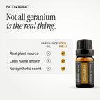 Pure geranium essential oil vs synthetic fragrance oil