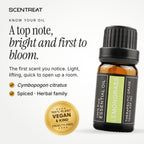 Lemongrass essential oil (Cymbopogon citratus), a top note