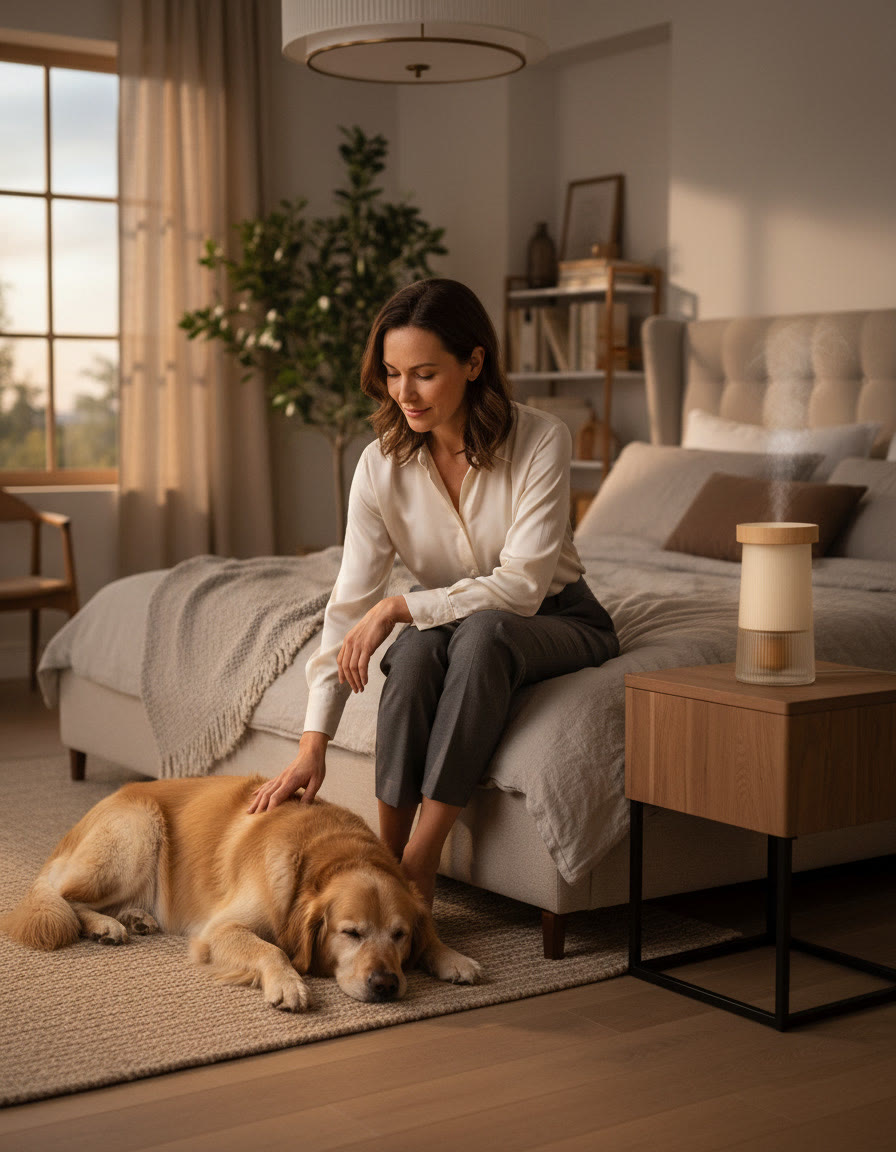 Night Light Diffuser in a home with kids and pets