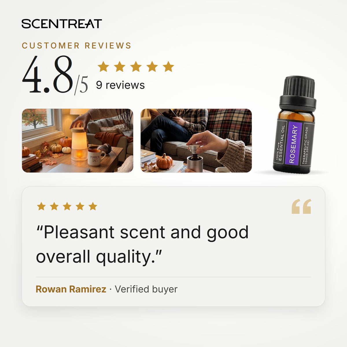 Rosemary essential oil customer reviews