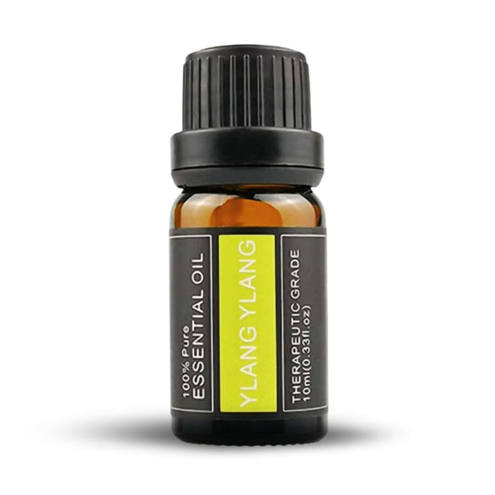 Ylang Ylang essential oil, 100% pure, 10 ml amber glass bottle